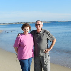 Gale and Phil at Cape Cod, 2012