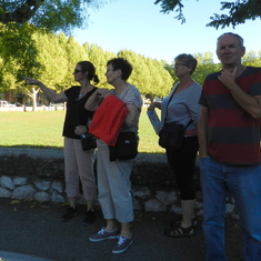 Gale and other friends in Jouque, Provence, 2015