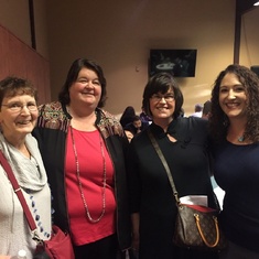 Stockton women at Kenny’s service. Oct ‘18. Gale, Dawn, Tracy, Mandi