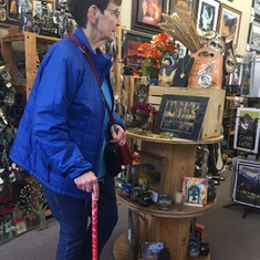 Mom, hunting for CO souvenirs, Ft. Collins. Oct ‘18