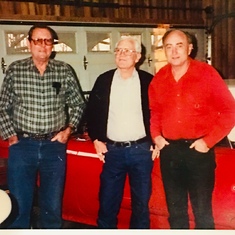 Left- Dad, bill smith, cousin, Garrett buzzard, brother