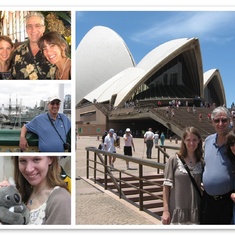 In Sydney, Australia, on a holiday vacation with Ariel and Amanda (2008)