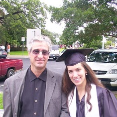 At Amanda's college graduation in Austin, Texas (2004)