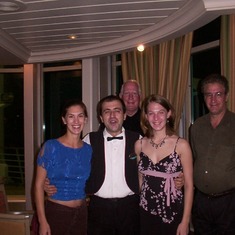 Caribbean cruise with Dick, Ariel, and Amanda (2004)
