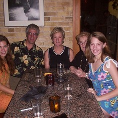 Celebrating Amanda's college graduation in Austin, Texas (2004)