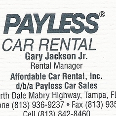 Gary's Business Card