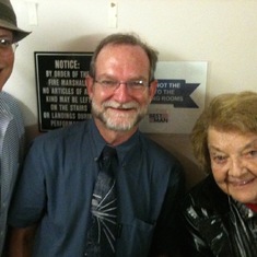 Gary and I went to Beth El together. He and his mother came to see me performing in NYC.