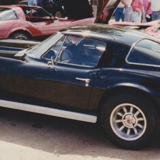 Our Corvette, at a car show...