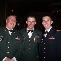Military Ball - Tim Sensel, Lee, and Lt Matthew Pratt