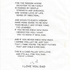 poem card for dad from Val2