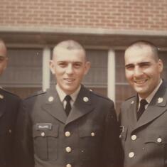 dad and three army friends