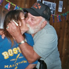Gary and Sue. She threw him a wonderful 70th birthday party!!