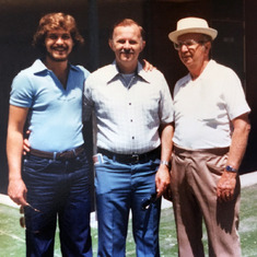 Bill, Gary and Grandpa Reed