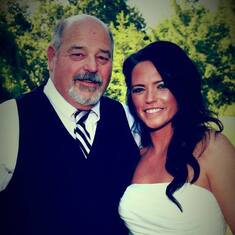 My dad and I.. I am so happy you were able to give me away at my wedding before I started on my journey across the world as a military wife! It meant so much to me.