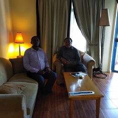 Oct, 22 2019, the last quality day with Gaston in Dar es Salaam, Tanzania.