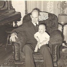 Erwin Barbour and son Lee 1943
