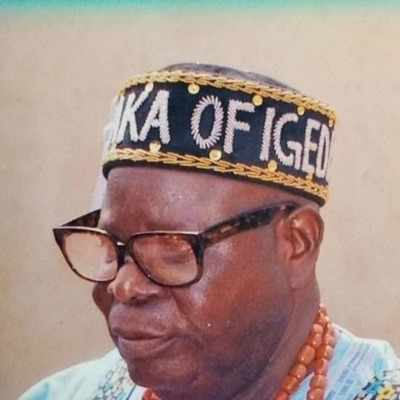 Prince Gbadebo Idowu Adegoke (Adeyibaka 1 of Igede-Ekiti)