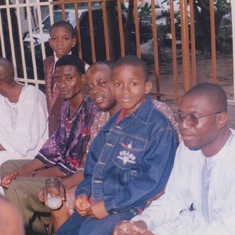 Gbenga with family 