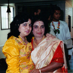 Mom and her good friend Hema