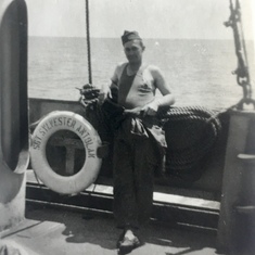 1949 on Troopship returning to usa 