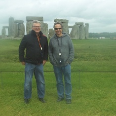 Stonehenge, Gene and George, photo taken by Jola