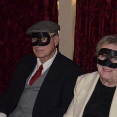 Gene & Joyce at Brianna's (Grand Daughter) Sweet 16 Gatsby Masquerade 