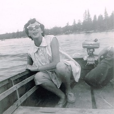 Gen 1956 Mameo Beach Alberta, pregnant with Donna Gay