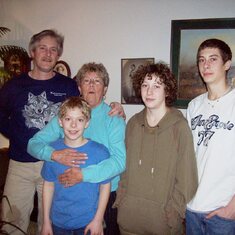 2006 Malcolm, Mom and Keegan, Quinn, Ryan