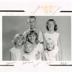 All of mom's kids 1966, Lethbridge Alberta
