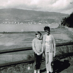Mom and  Donna, Vancouver BC 1968