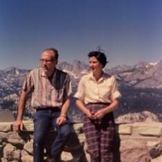 Bill and Gene - California Eastern Sierras, early 1960s