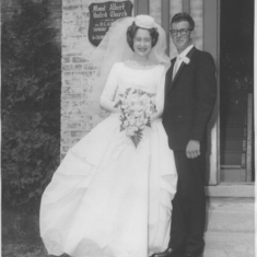 George and Lorna's wedding day - June 9, 1962