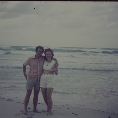 George and Lorna on vacation together in the early 1960's