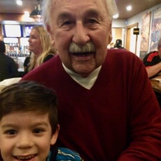 George and his youngest grandson Aurelio
