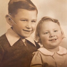 George and his younger brother Paul ~1935