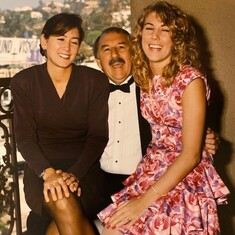 George with Kate and Mary 1989