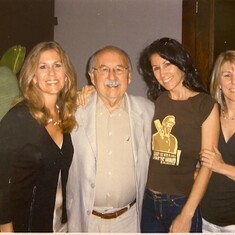 George with his 3 daughters: Betsy, Kate and Mary - 2005