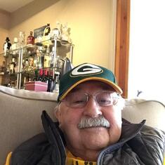 A true Packers fan.. Red Lodge Montana house