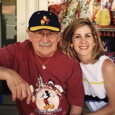 Dad and Betsy at Disneyworld 2000