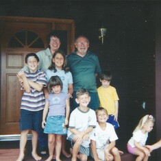 Montana 2002 - Grandpa, Grandma, Amanda, Dan, Andrew, John, Mick, Ana and Kate