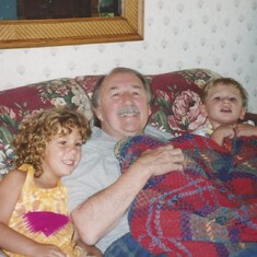 Grandpa, Amanda and Andrew 1997