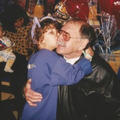Grandpa and Amanda 2/4/99