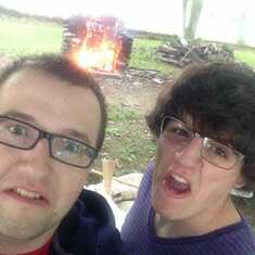 George and I used to have Bon fires, including mattresses and cabinets. Maybe not so safe :P