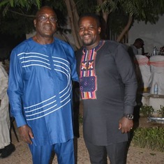 23/11/2019 - Ni George & First son Thierry at his welcome party in Maroua