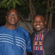 23/11/2019 - Ni George & First son Thierry at his welcome party in Maroua