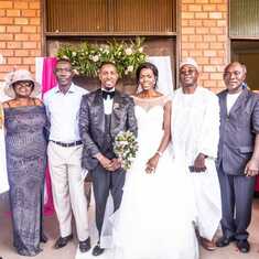 07/12/2019 - Ni George & family at his niece's(Wakuna Gang's) wedding in Yaounde - Cameroon