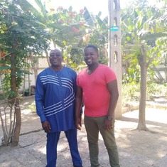 26/11/2019 - Ni George & First son, Thierry on his visit to Maroua