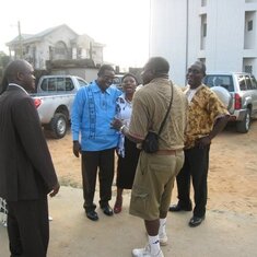 Uncle George captivating the audience with a story