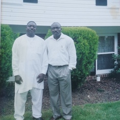 June 2004 - Ni George and brother Ni Mike Gang in the Maryland, USA on one of Ni George's visits.