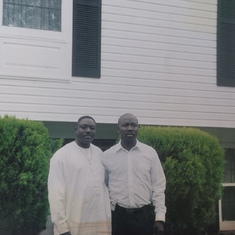 June 2004 - Ni George and brother Ni Peter Gang in the Maryland, USA on one of Ni George's visits.